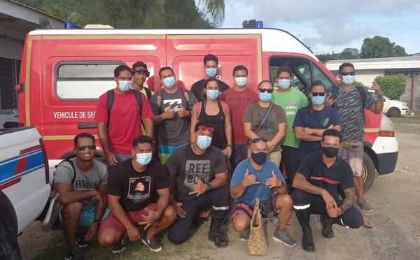 ​Les nouveaux pompiers de Bora Bora formés et motivés