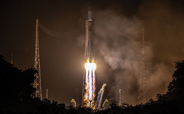 Un Soyouz s'arrime à l'ISS lors d'une mission célébrant Gagarine