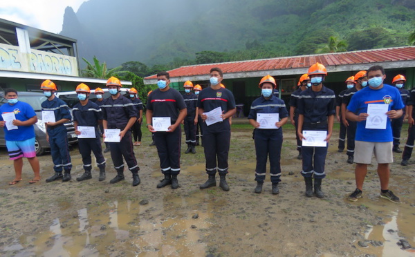 Pompiers de Moorea : la relève assurée