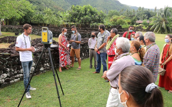 Une modélisation 3D du Marae Ta’ata