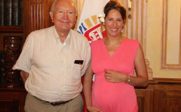 Maud Fontenoy reçue à la Présidence