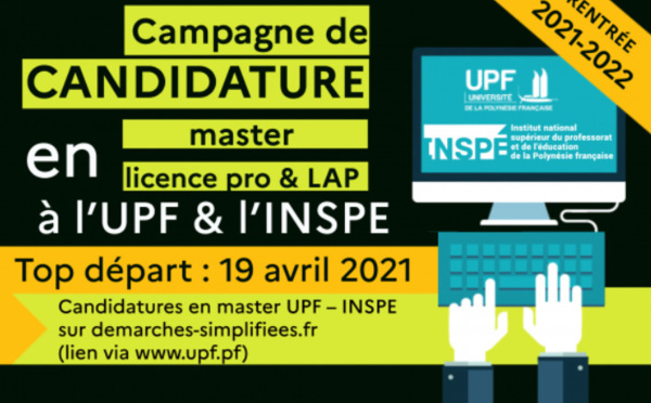 Master, licence pro ou LAP : ouverture des inscriptions à l'UPF