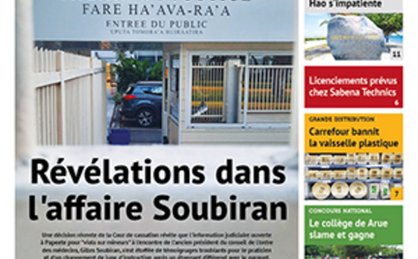 TAHITI INFOS N°1886 du 22 avril 2021