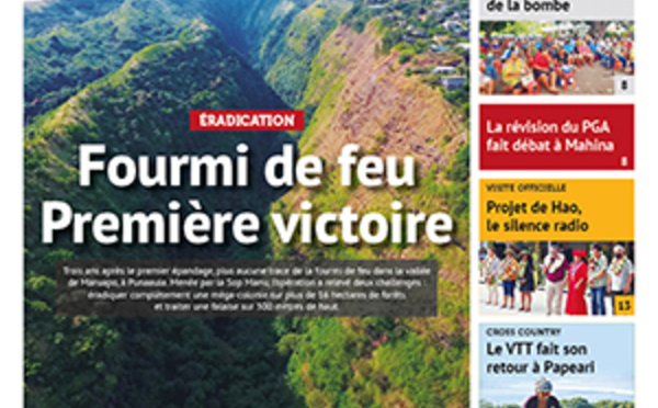 TAHITI INFOS N°1888 du 26 avril 2021