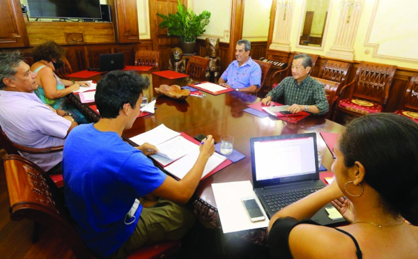 ​Plan Climat : Édouard Fritch s’engage auprès de la Fape