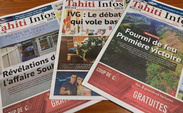 ​Tahiti Infos de nouveau habilité à diffuser les annonces légales