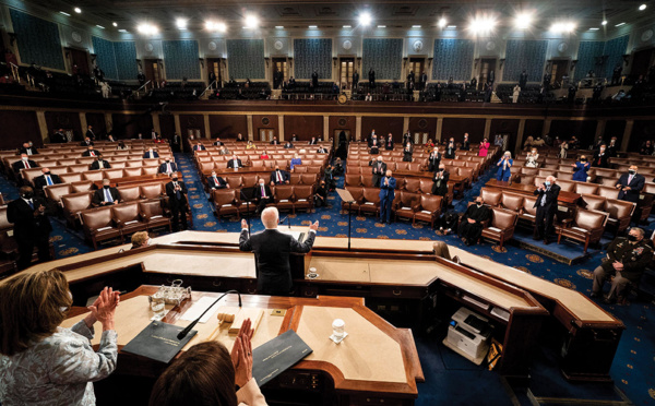 Ambitieux, Biden reste bridé par l'obstacle d'un Congrès divisé