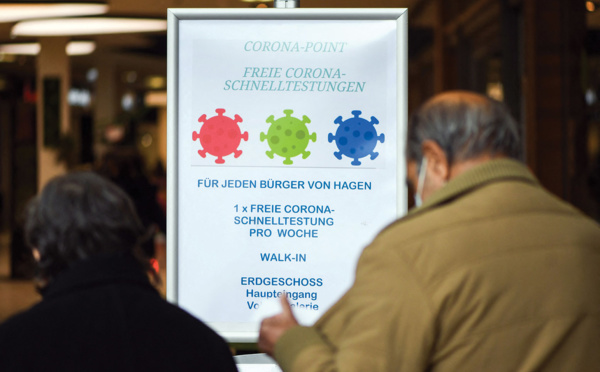 Allemagne: plusieurs cas d'infections au variant indien du coronavirus