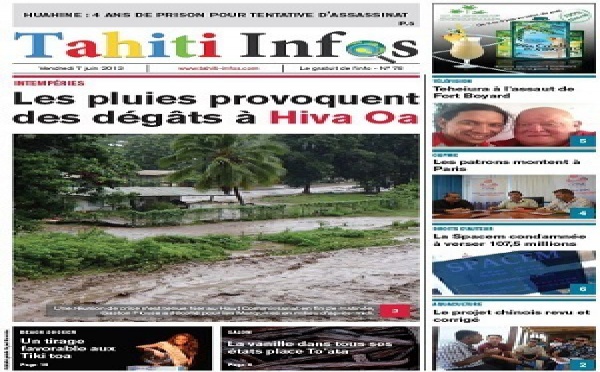TAHITI INFOS N°78 du 7 juin 2013