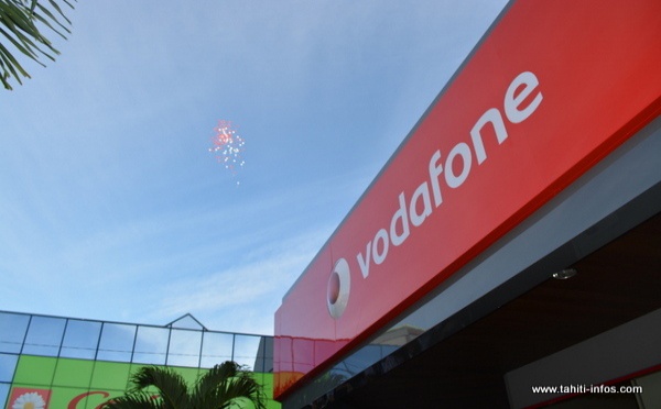 Ouverture de la première boutique Vodafone ce matin à Papeete
