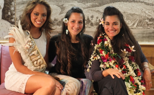 Miss Univers 1997, Brooke Mahealani Lee, présidente du jury de Miss tahiti 2013