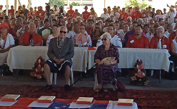 Crise aux Samoa: la Première ministre élue "investie" lors d'une cérémonie improvisée