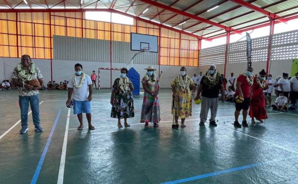 ​La salle omnisports Mahiri de Rangiroa a fait peau neuve