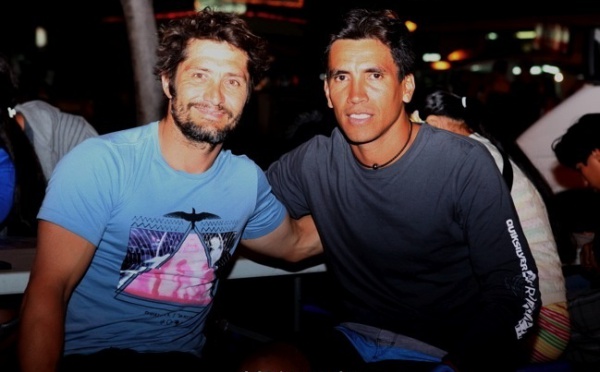 Aux roulottes avec Bixente Lizarazu: Rencontre.