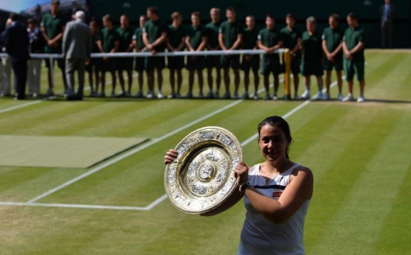La Française Marion Bartoli remporte le tournoi de Wimbledon