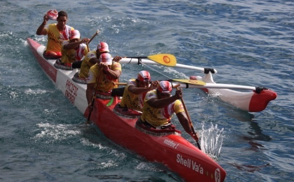 Tane Toa V6 : Shell-Vodafone gagne la course du Heiva dans une mer démontée