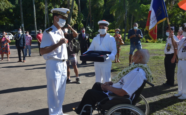 Légion d’honneur pour le dernier soldat tahitien
