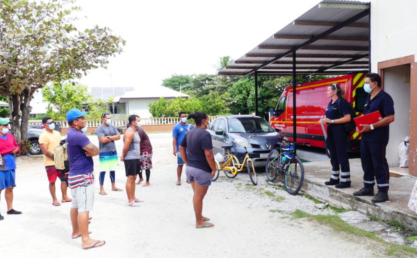 ​Les futurs pompiers de Rangiroa mis à l'épreuve