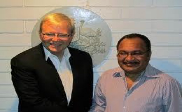 Kevin Rudd en visite officielle en Papouasie-Nouvelle-Guinée