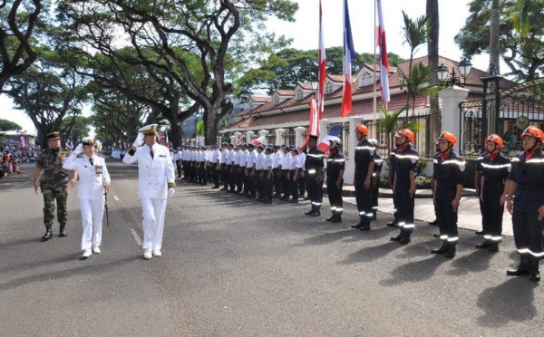 La Cérémonie du 14 juillet à Papeete