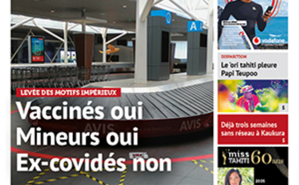 TAHITI INFOS N°1917 du 08 juin 2021