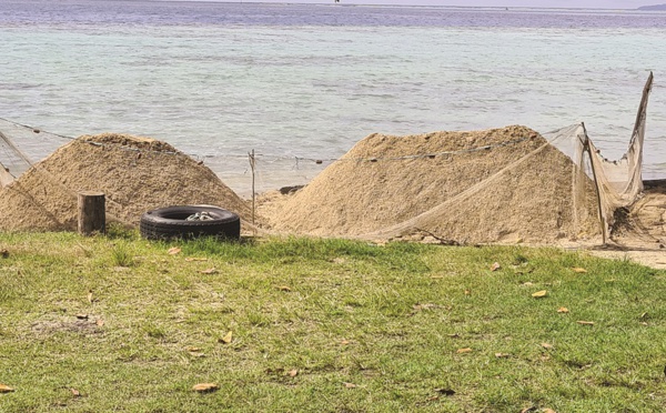 Te'avaro dépouillée de son sable