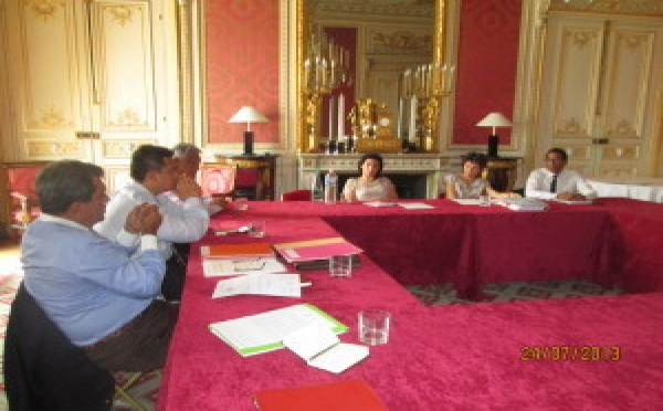 Réunion de travail au ministère de la justice