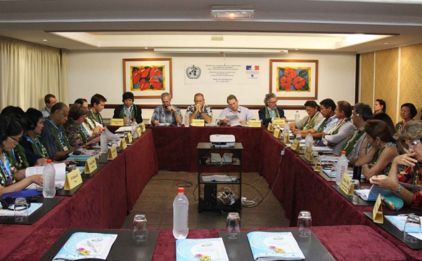 Le Ministre Geffry SALMON à l’ouverture de la conférence « Prévention du suicide et Santé mentale dans la région du Pacifique occidental »