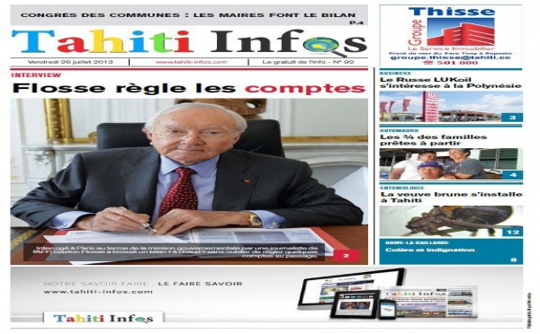 TAHITI INFOS N°92 du 26 juillet