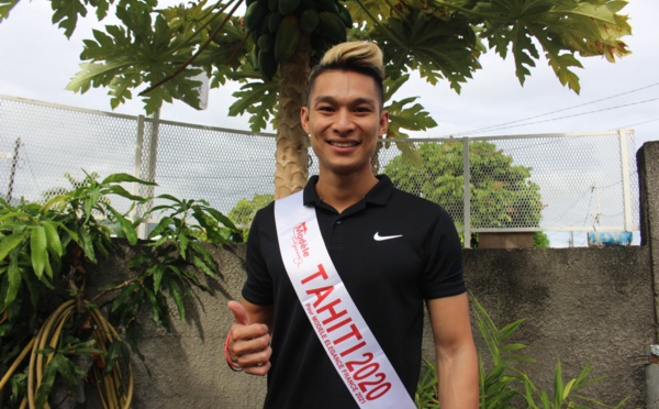 Teddy Teng, candidat polynésien au concours "Modèle Élégance France"
