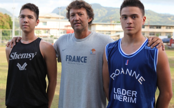 Basket : Hoanui Kashler et Taumai Perez en France sur les traces de Georgy Adams