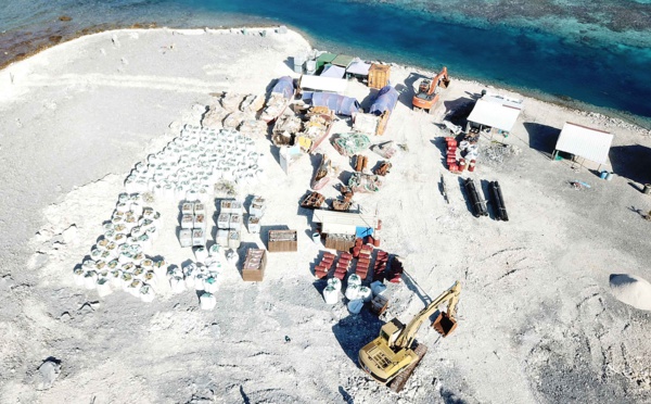 Marutea Nord débarrassé de l'épave taiwanaise, le Shen Long Yu 21