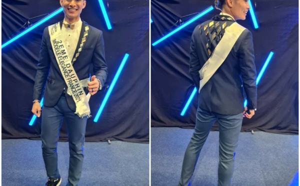 Teddy Teng, 2e dauphin au concours Modèle Elégance France 2021