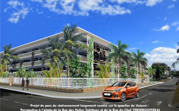 Un parking de 500 places gratuites à Papeete qui ne fait pas l'unanimité