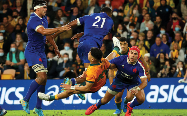 XV de France: les Bleus s'inclinent sur le fil