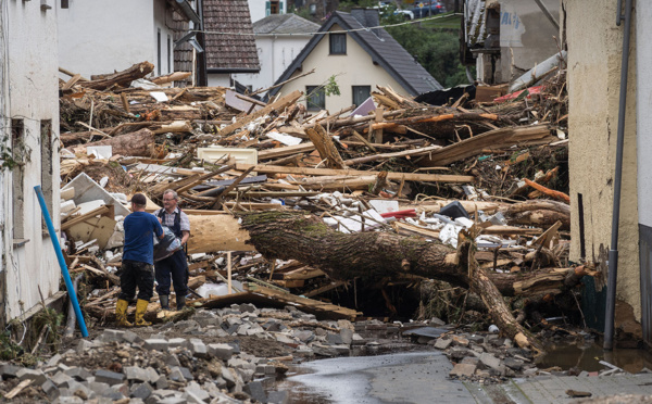 Intempéries: au moins 68 morts en Europe, l'Allemagne dévastée