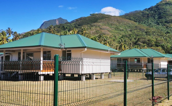 Remise des clés aux résidents de Pahani à Moorea