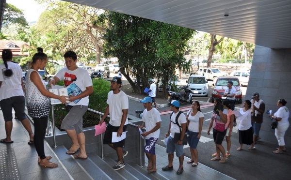 Le collectif «chômeurs en action» se fait entendre