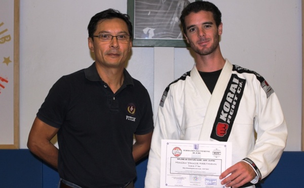Judo:  Yannick Hartmann nouveau gradé 3e Dan.