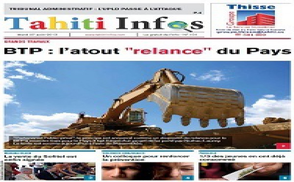 TAHITI INFOS N°101 du 27 août 2013