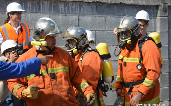 Simulation d’incendie sur un poste électrique majeur à Tipaerui