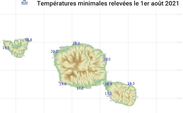Fraîcheur "habituelle" mais "tardive" à Tahiti et Moorea