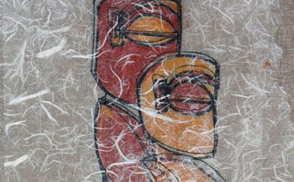 Exposition  : Mots et peinture s’entrelacent sur les toiles de Miriama Bono