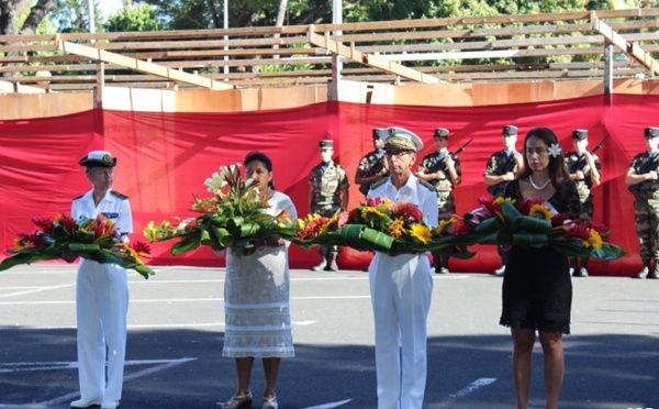 Commémoration du rattachement de la Polynésie Française à la France libre le 2 septembre 1940