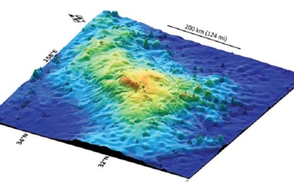 Tamu : le plus grand volcan du monde est sous le Pacifique