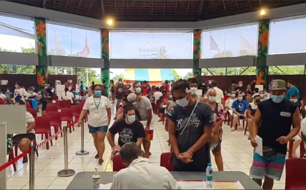 A Punaauia, le confinement ne freine pas la vaccination