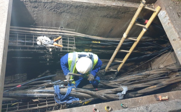 Le réseau électrique renouvelé à Tipaerui