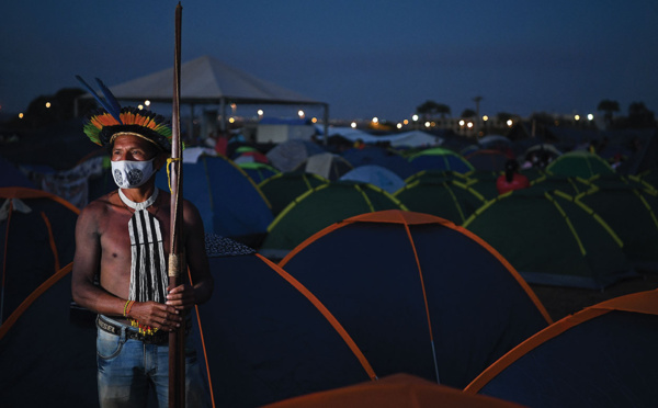 Brésil: des milliers d'indigènes mobilisés cette semaine contre Bolsonaro