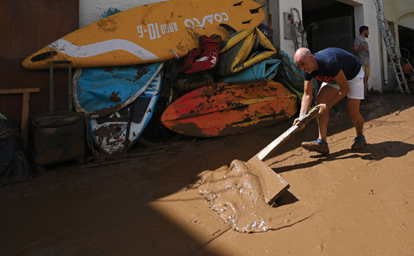 Espagne: lourds dégâts mais pas de victimes après des pluies diluviennes