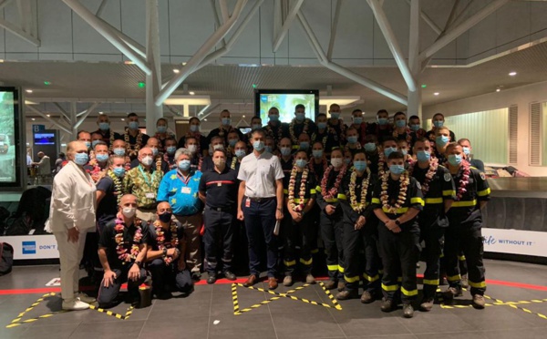 Nouveau renfort de 44 volontaires de la sécurité civile